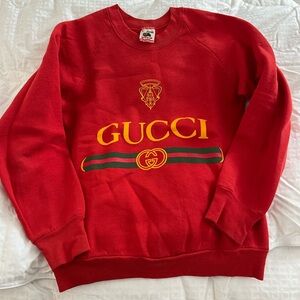 Bootleg Vintage 90s Gucci Fruit of the Loom sweater
